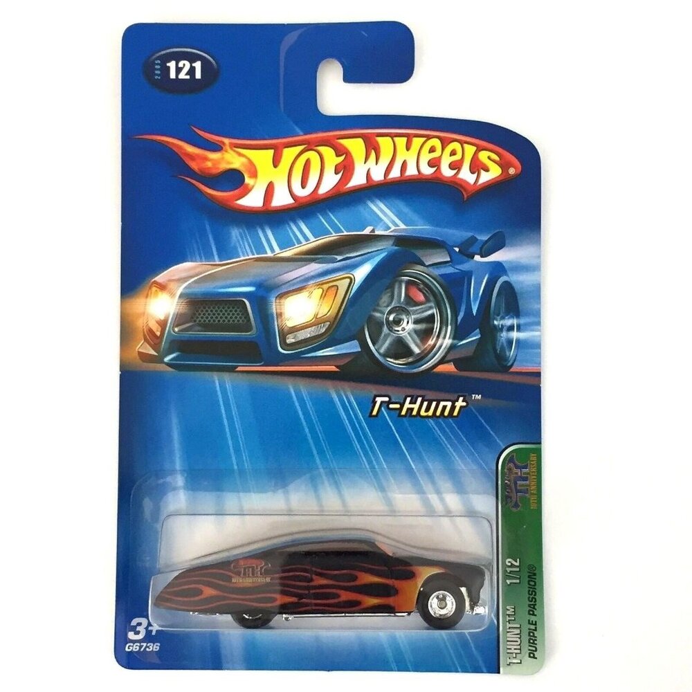 Hot Wheels Purple Passion 1/12 T- Hunt 2005 1:64 Diecast Car NEW